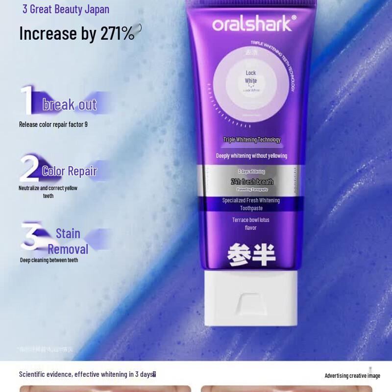 Can Ban Professional Whitening & Color Correcting Toothpaste