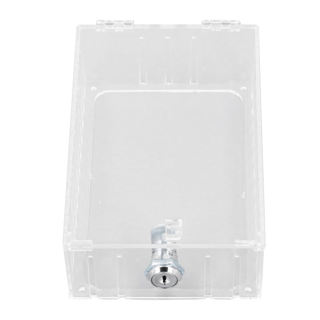 Thermostat Lock Box with Keys Clear Acrylic Protective Cover for Home Or Commercial Temperature