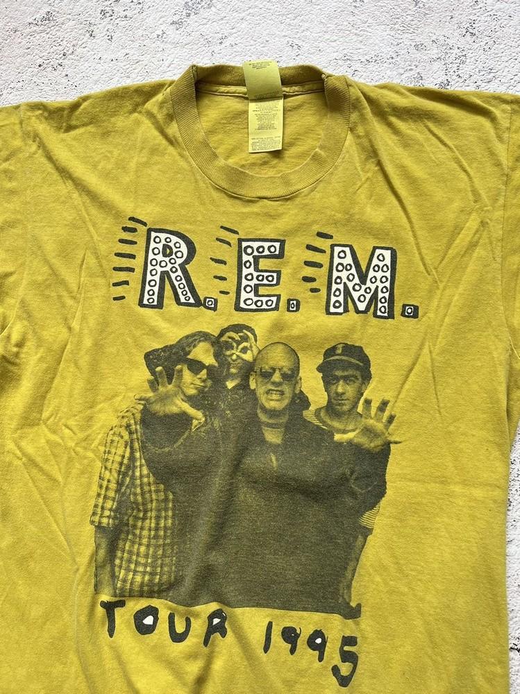 

1995 R.E.M Tour Band Tshirt Classic Style Cotton Shirt Unisex S5XL KH15805 Unisex T-Shirt M