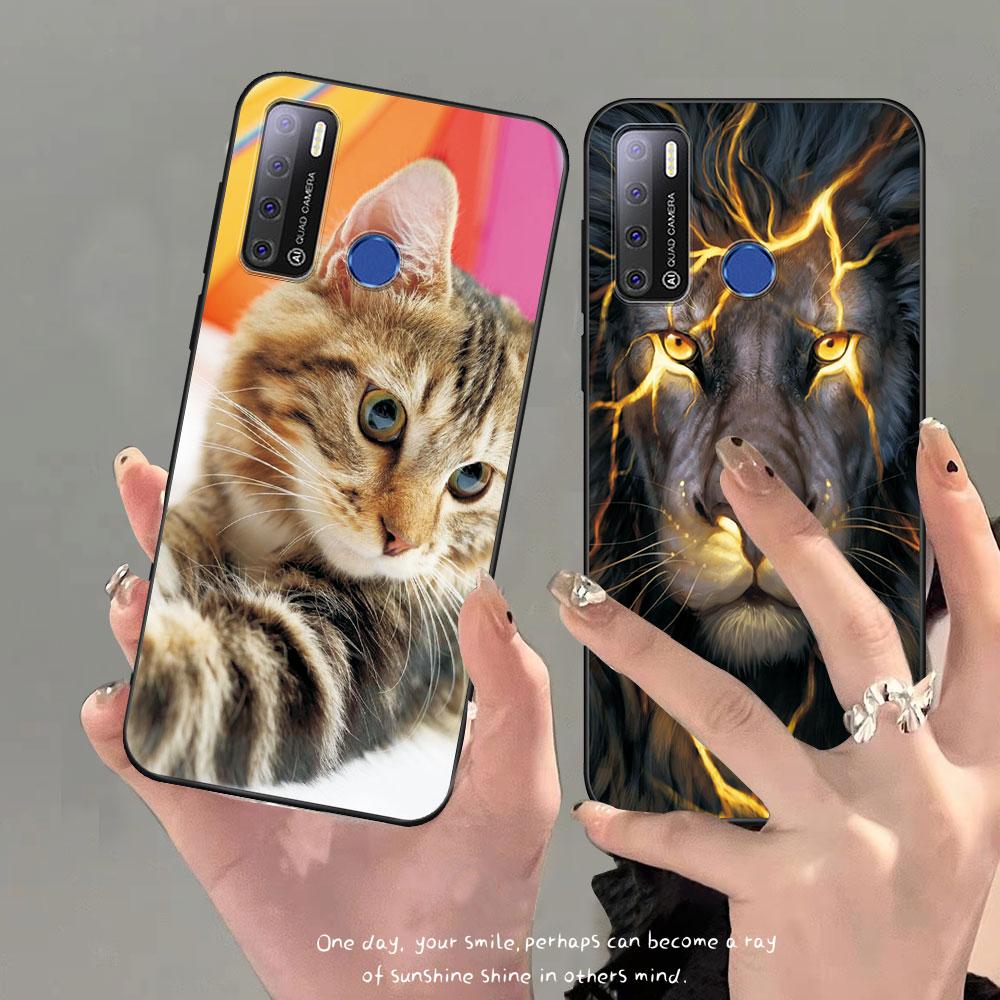 For Tecno Pouvoir 4 Case Soft Silicon Phone Cover For Pouvoir 4 Case For For Tecno Pouvoir 4 Cover Coque Bumper Fashion Cute