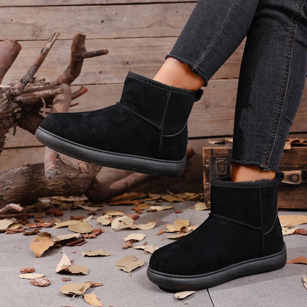 Snow Boots Women's High-top Velvet Cotton Shoes Women's Winter New Thickened Winter Warm Cotton Boots Wholesale