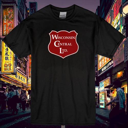 

New Shirt Wisconsin Central Transportation Logo T-Shirt Funny Size S to 5XL S