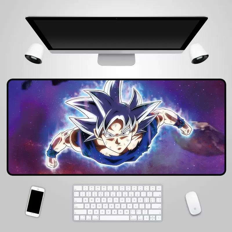 2026 Dragon Ball Leather Mouse Pad Son Goku Printing Pattern Large Size Game Gaming Keyboard Pad Boys Office Animation Non-slip Table Mat