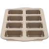 Non-Stick Mini Loaf Brownie Pans 8-Cavity Muffin Dessert Tray Mini Bread Baking Mold  Bakeware