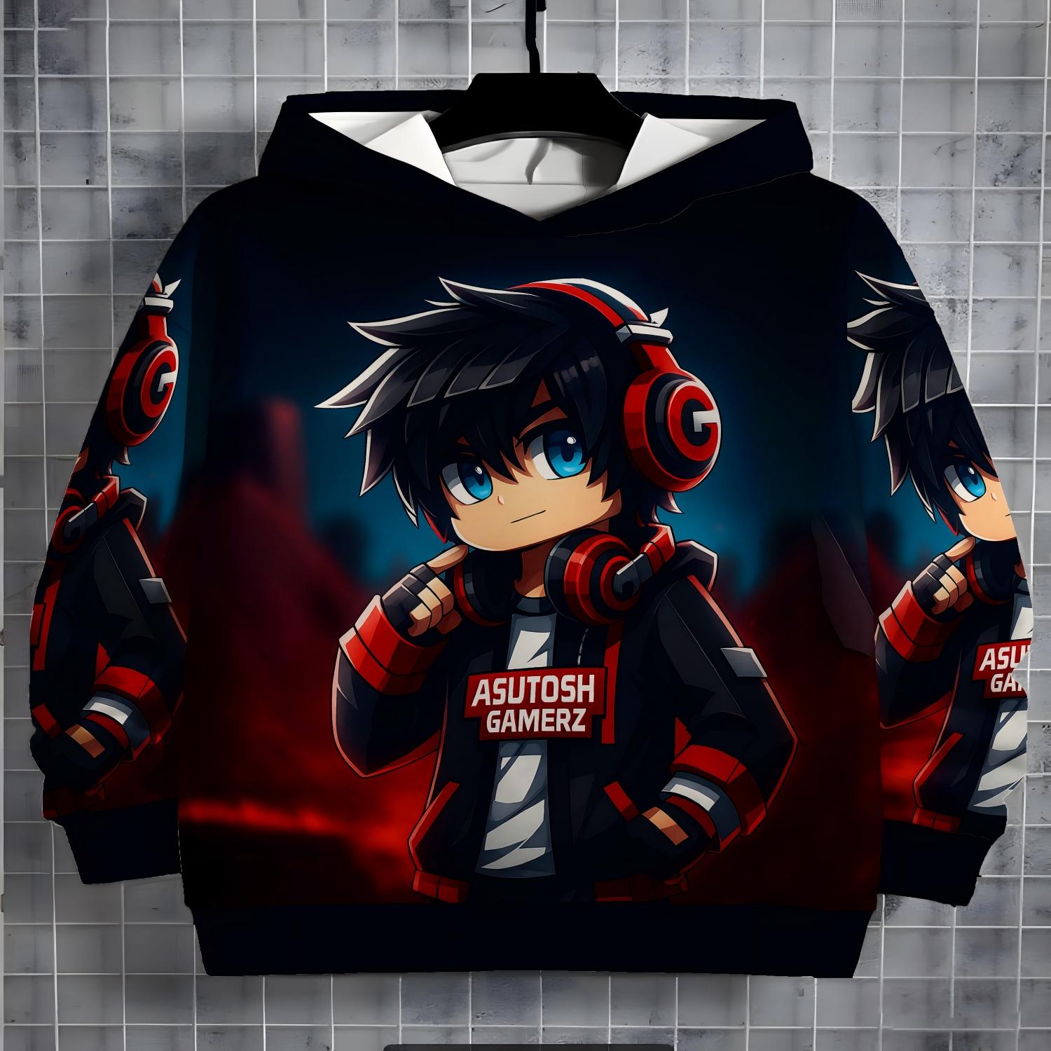 

2026 Детские толстовки с 3D-принтом Новые мужские и женские толстовки Повседневные нейтральные толстовки Детская верхняя одежда 13-14Y