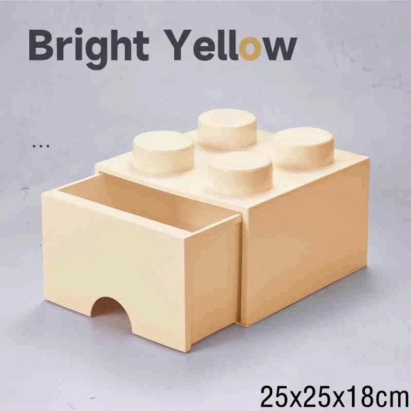 New Creative Storage Box Building Block Shapes Plastic Boxs Superimposed Desktop Handy Office Supplies Space Saving