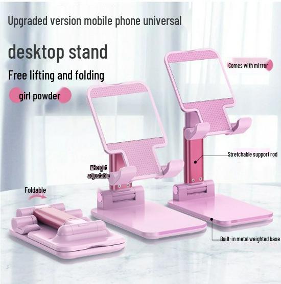 Universal Adjustable Phone Stand for Desktop Live Streaming and Video Shooting