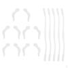 15-piece Comfortable Silicone Anti-slip Ear Hook Holder U0026 Elastic Eyeglass Spectacle Strap For