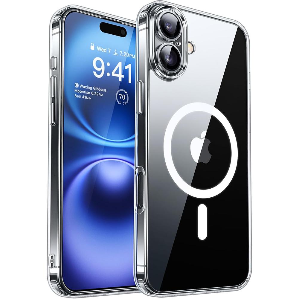 Strong Magnetic Magsafe Wireless Charging Case For iPhone 16 16E 15 14 13 12 Pro Max Plus Hybrid Military Grade Shockproof Cover