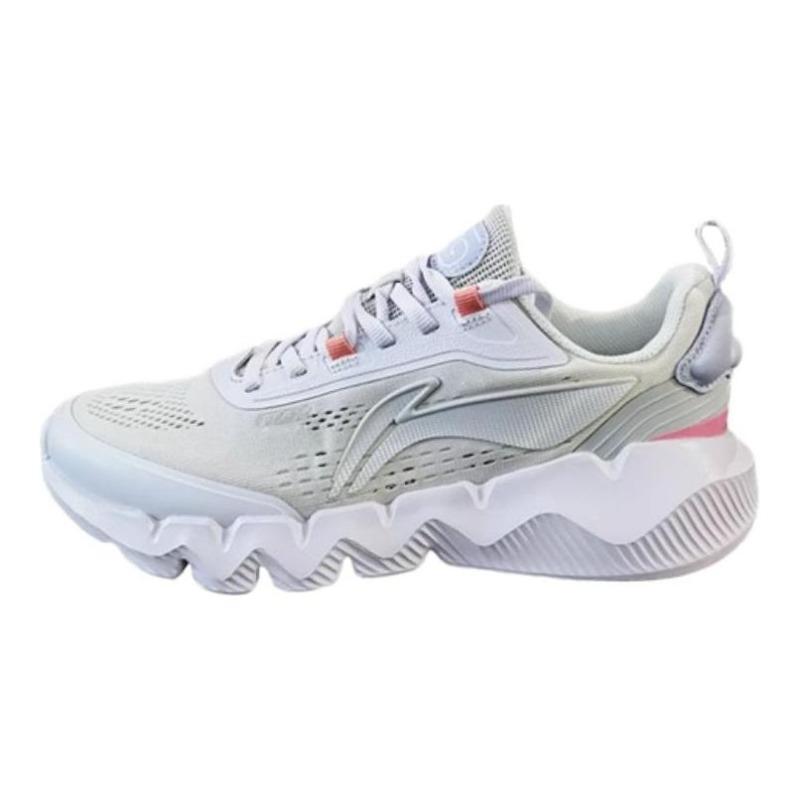 Li-Ning TPU Унисекс Низкие Повседневные Кроссовки Серые Амортизирующие Дышащие AGLT114-2 36