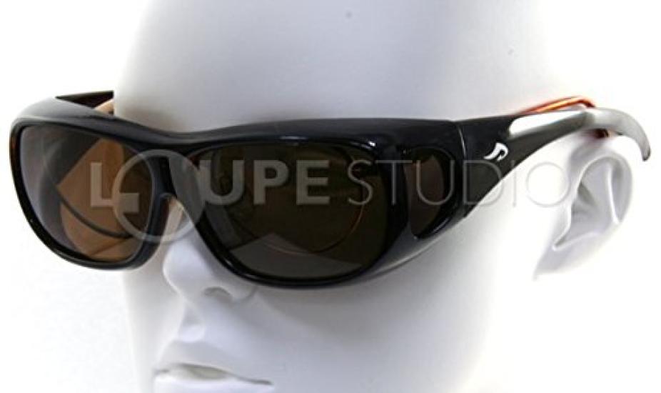 Axe FitOver Sunglasses, GMGunmetal, SG-602P, Fits Over Eyeglasses
