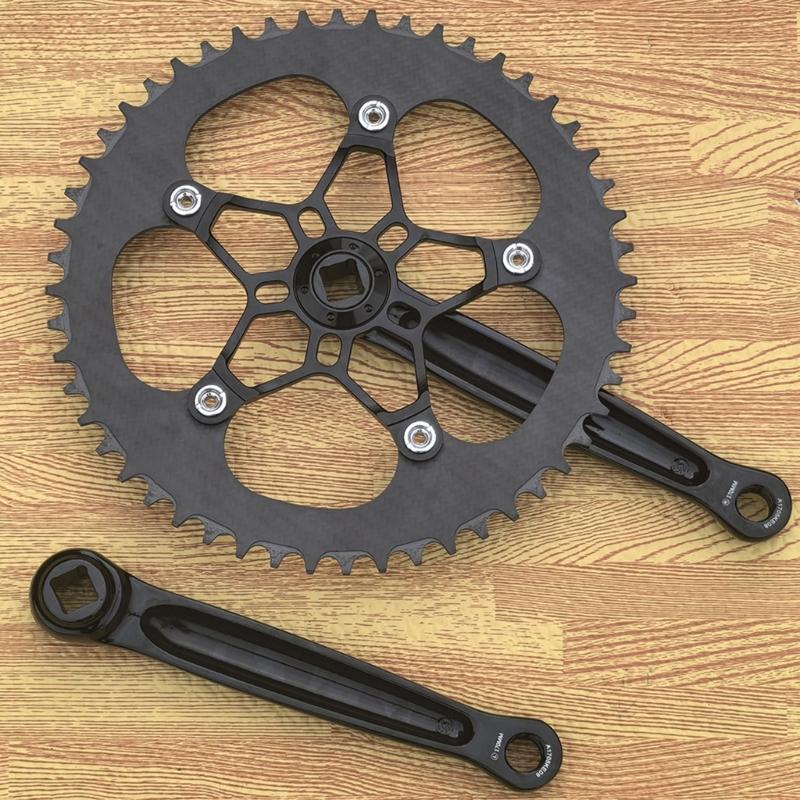 Bicycles Crank Arm Aluminium Alloy 170mm Bicycles Crankset Bike Pedal Crank Arm Replacements for Mountain Bike Road Bike