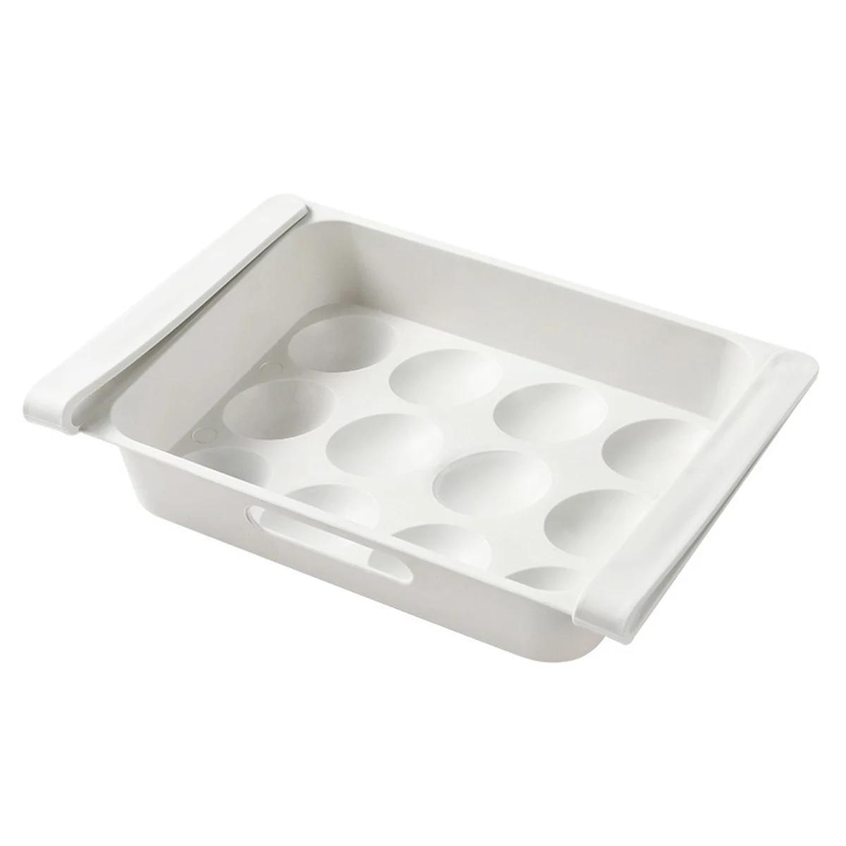 

Bilayer Fridge Egg Storage Box Automatic Rolling Eggs Holder Rack Ladder Style Refrigerator Eggs Dispenser Egg Organizer Holder