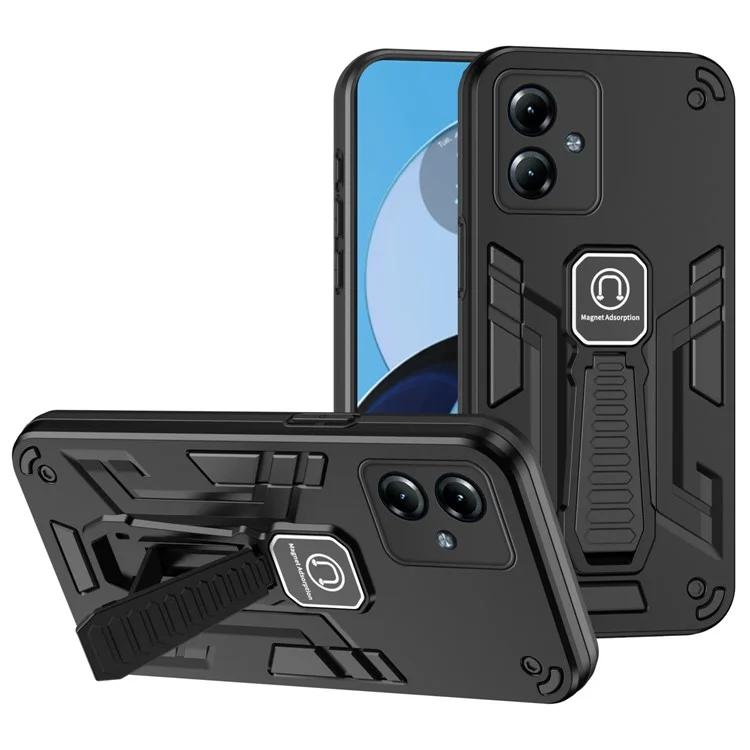 

For Motorola Moto G14 4G Phone Case Kickstand Shockproof Phone Cover