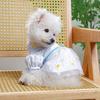 Cats Outfits for Cats Only Pet Costume Dog Clothes Daisies Dress for Girl Dogs