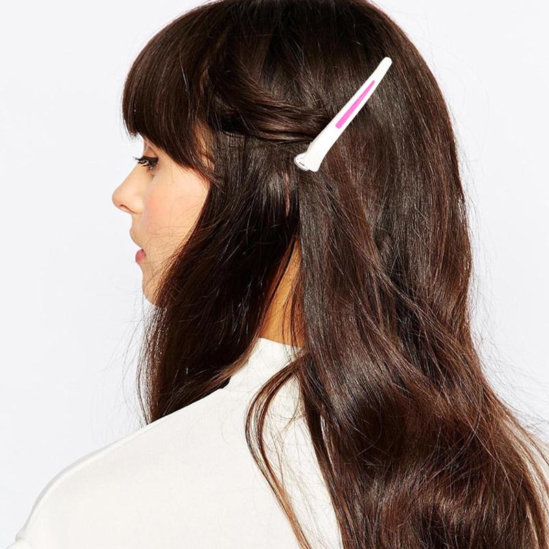 6pcs Alligator Hair Clips Salon Hairdressing Clamps Clips Rubber Hair Sectioning Clip Crocodile Hairpin Hair Styling Accessories