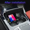 15W Car QI Wireless Charging Phone Charger Fast Charger Charging Pad Plate For Mercedes-Benz C Class GLC 2015 To 2018 2019 2020