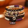 Ghost Halloween Bracelets Bat Beads Bangle Elastic Pumpkin Pendant Bracelets  Gifts