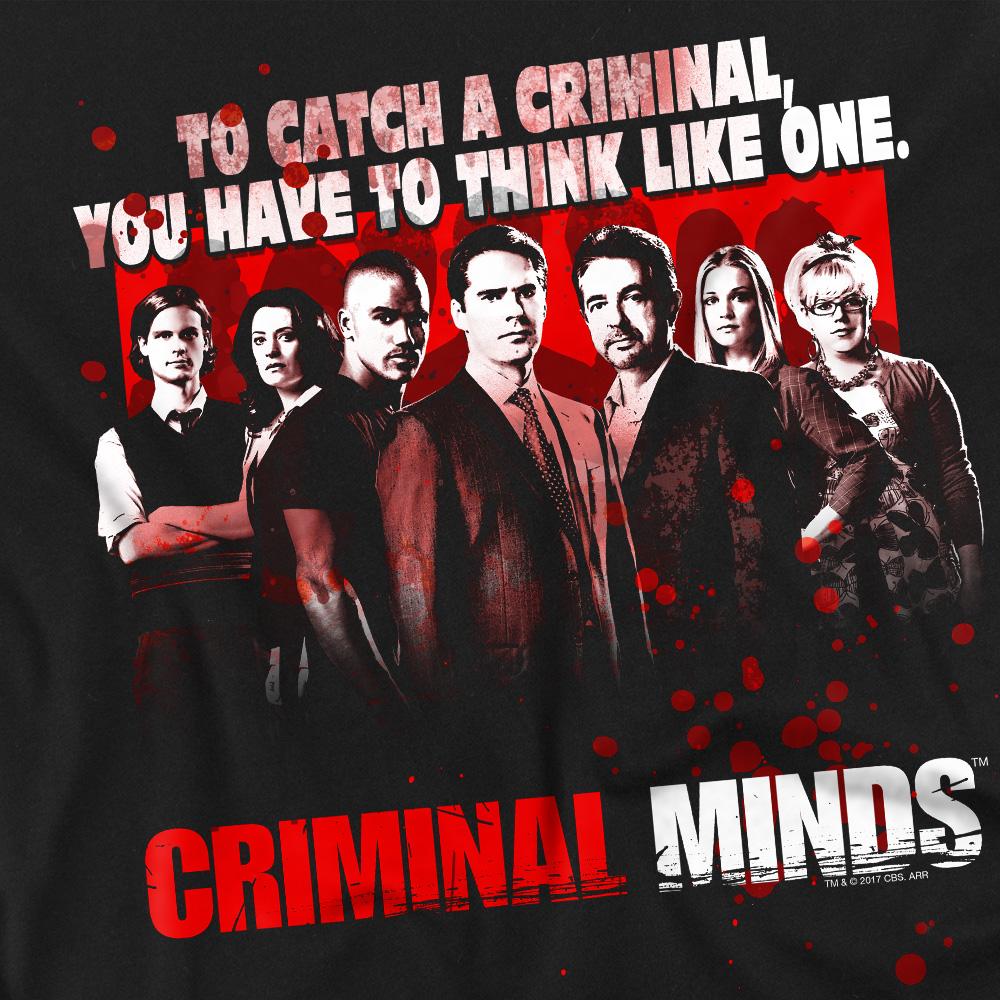 Criminal Minds Unisex Adult Think Like One T-Shirt