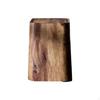 Rectangular Wood Grain Trash Can, Hinged Lid, Large Capacity, Suitable for Home, Office, and