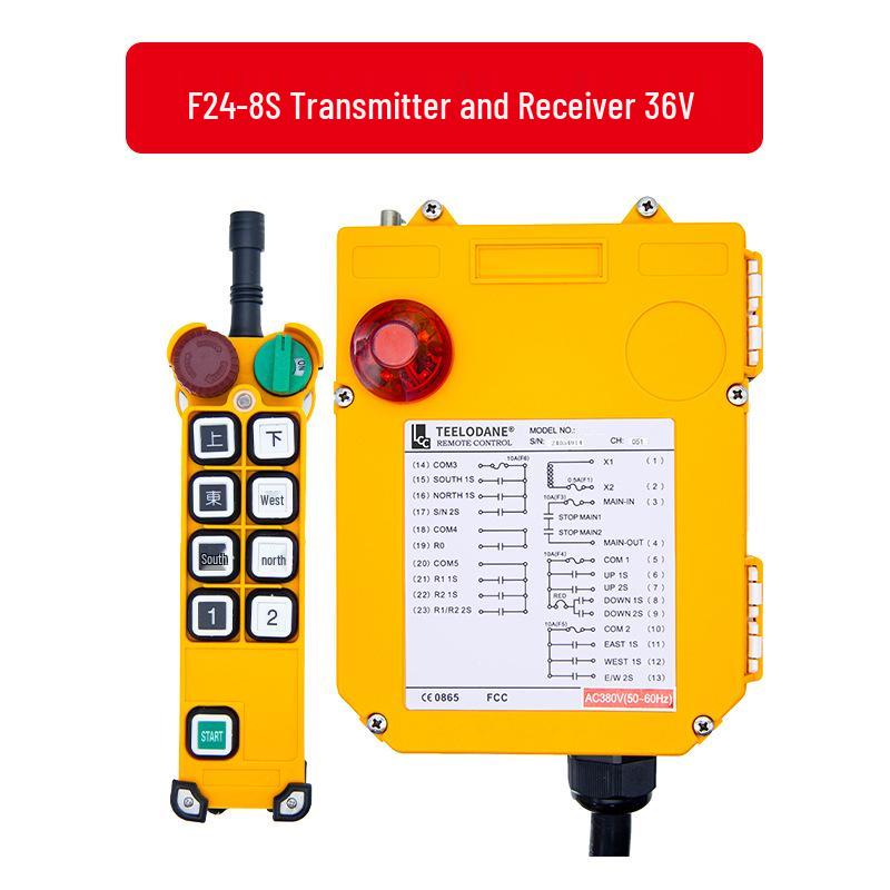 Yuding Weikong F24 Series Single Speed Wireless Overhead Crane Hoist Remote Control