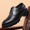 Nové Pánské Duté Letní Platforma Vysoký Podpatek 5/8/10 CM Zvýšení Výšky Formální Pánské Derby Kožené Boty Muž Svatba Společenské Boty Zvýšení Výšky