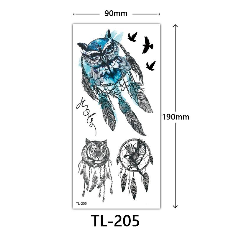 Flower Tattoo Stickers, Color Sketch Tattoo Stickers, English Letters, Wedding Photography Tattoo