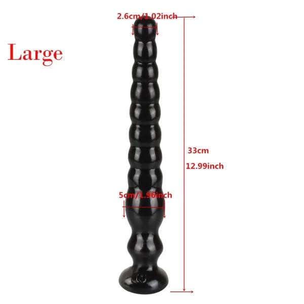 Anus Backyard Beads Anal Balls Long Anal Plug With Suction Cup Prostata Massage Butt Plug Sex Toys for Women Men Adults Products