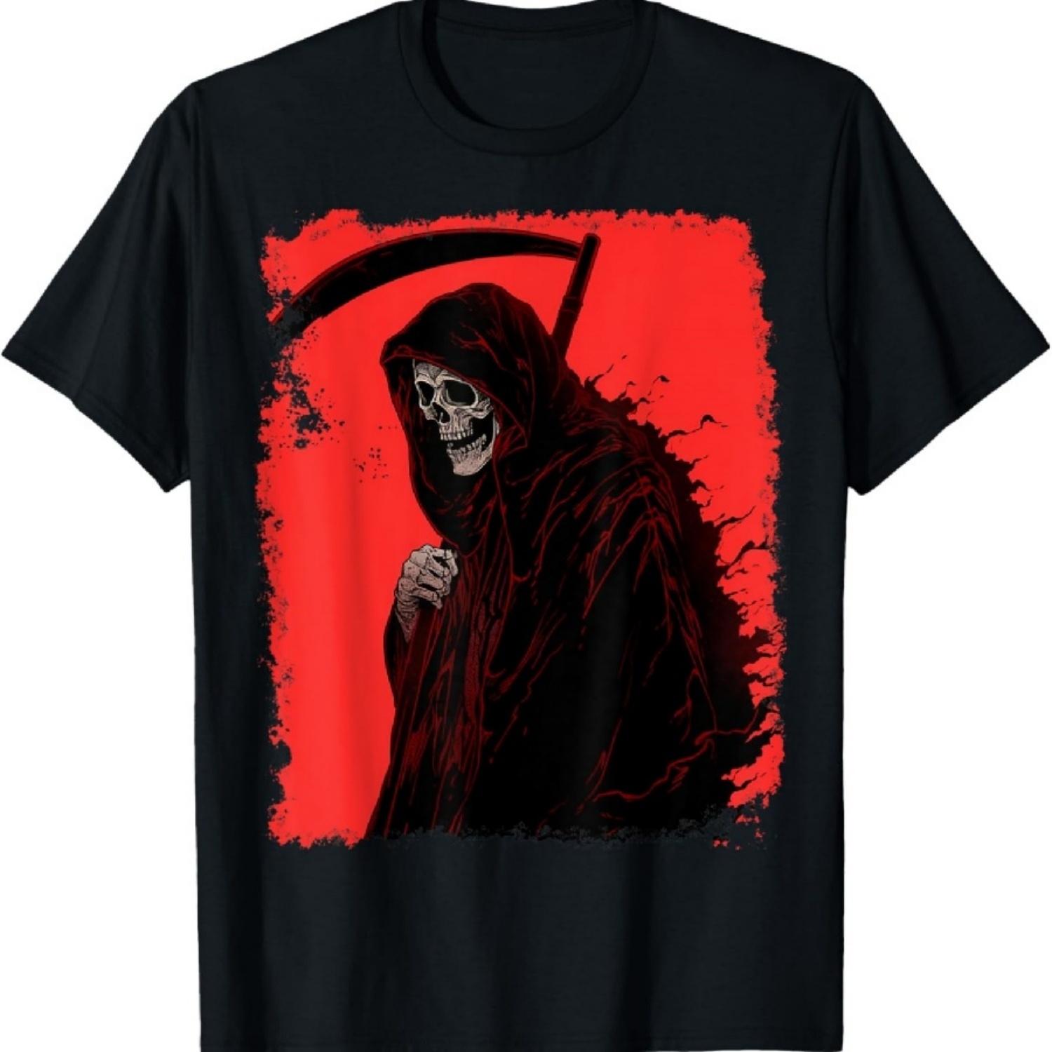 

Grim Reaper Red T-Shirt XXXXXL чорний