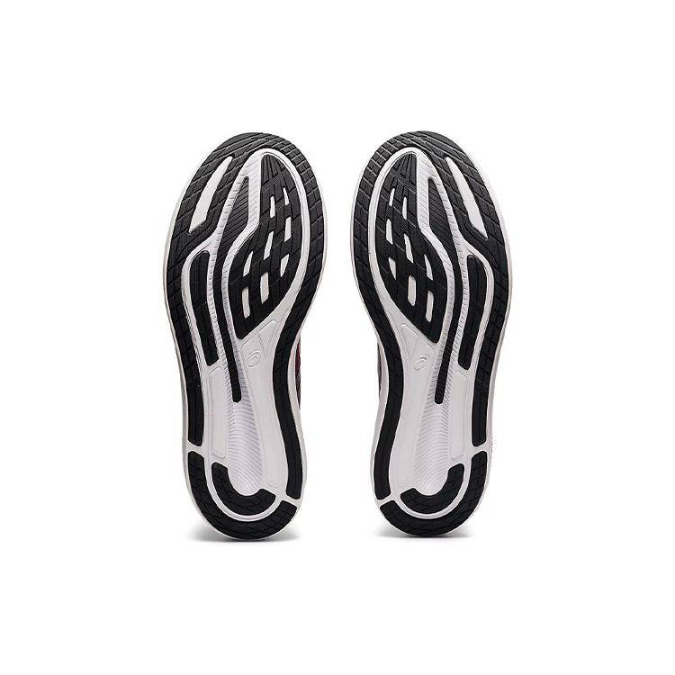 Asics Glideride 2 Pohodlná tkanina Odolné Nízké Maratonové Běžecké Boty Pánské tenisky Černá Červená 1011B016-608