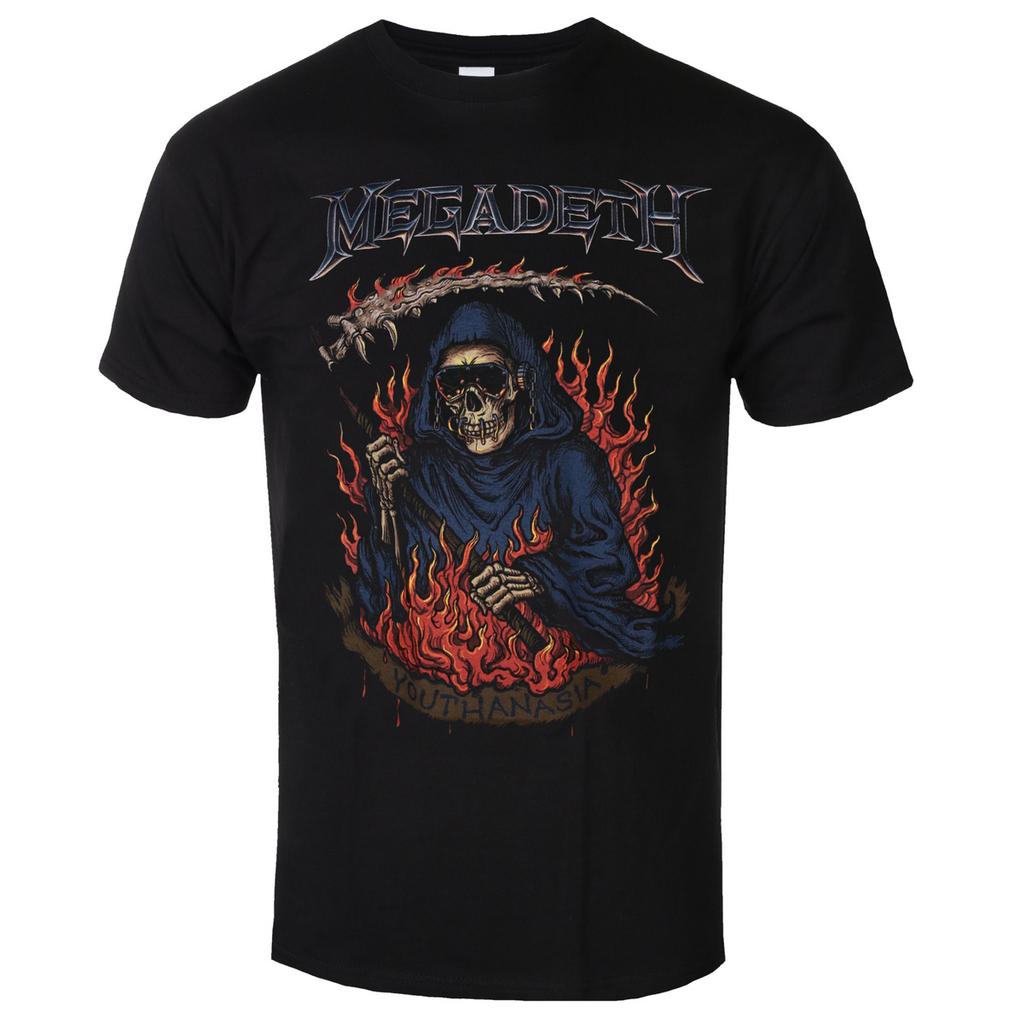 Retro Summer Megadeth Graphic Cotton Tshirt Unisex Summer Short Sleeve Fashion Brand Tee Luxury Casual Vintage Tees