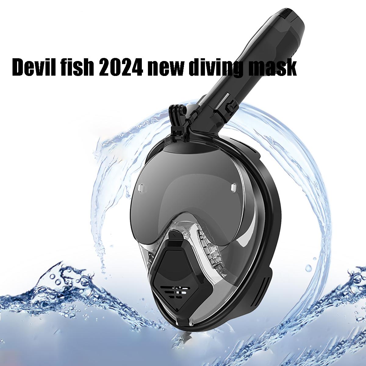 

Маска для дайвинга 10-го поколения Подводное плавание с маской Трубка Полнолицевая маска для плавания Маски-респираторы для дайвинга Дыхание для детей Взрослый