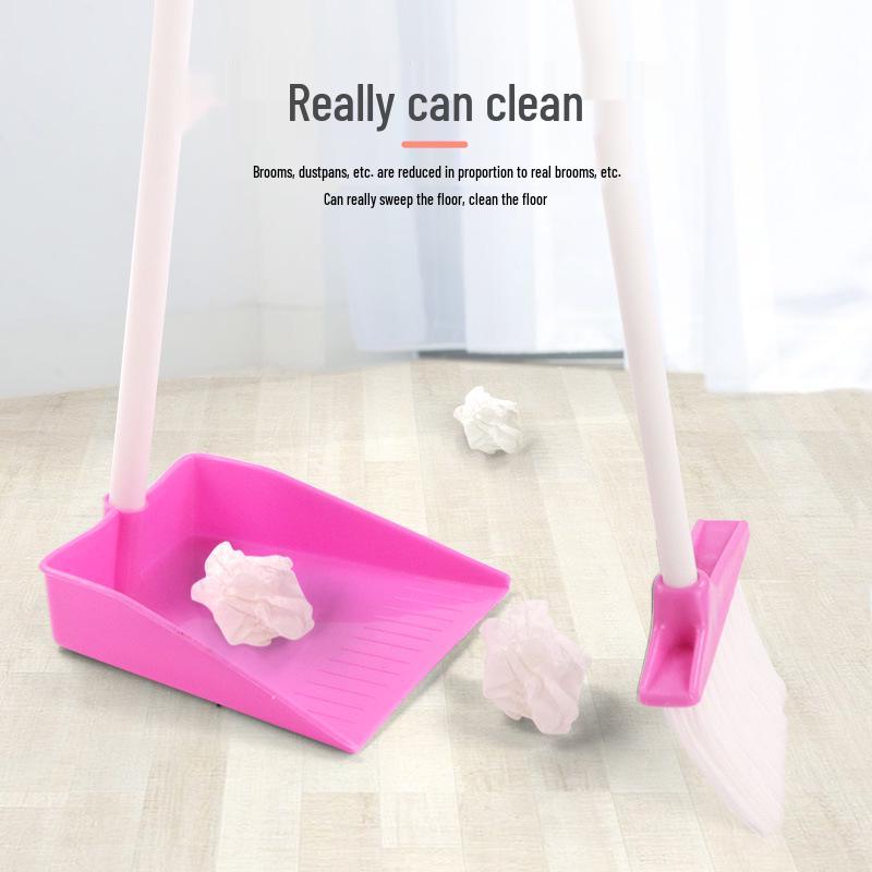 Children's Pretend Play Cleaning Toy Set - Simulation Housekeeping Supplies