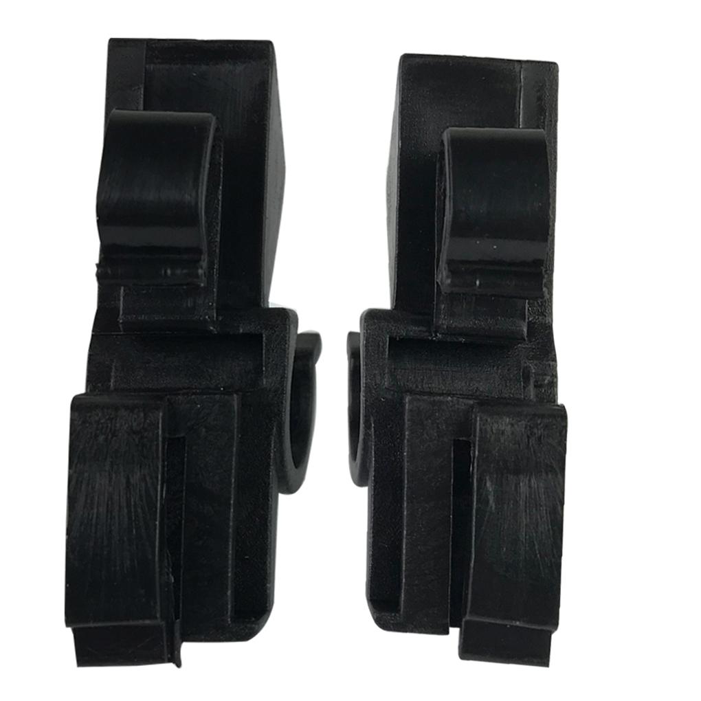 Dispozitiv de fixare practic pentru vehicule pentru Fiat Grande Punto, fixare directă, de schimb, din spate, ușor de instalat, din plastic, durabil, pereche de cleme pentru raft.