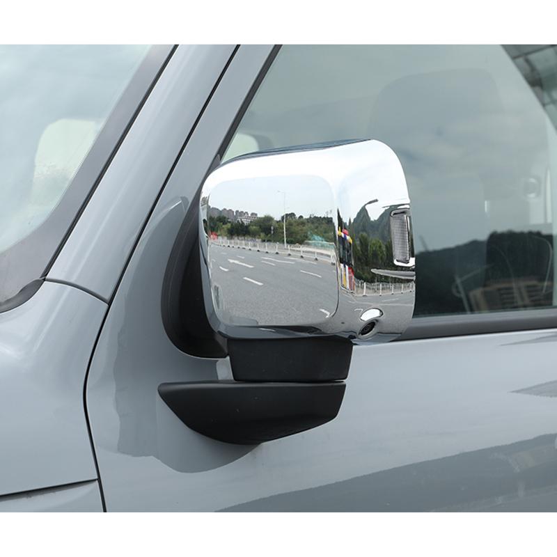 Car Decoration Door Mirror Cover For Great Wall GWM Tank 300 - Carbon Fiber Black White Rearview Accessories