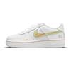 Nike Air Force 1 LV8 Leather Classic Casual Non-Slip Shock Absorbing Durable Low-Top Sneakers Kids Sneakers White Green DN8000-100