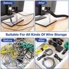 Data Cable Cable Management Sleeve Computer Cable Storage Cover  Computer Setup