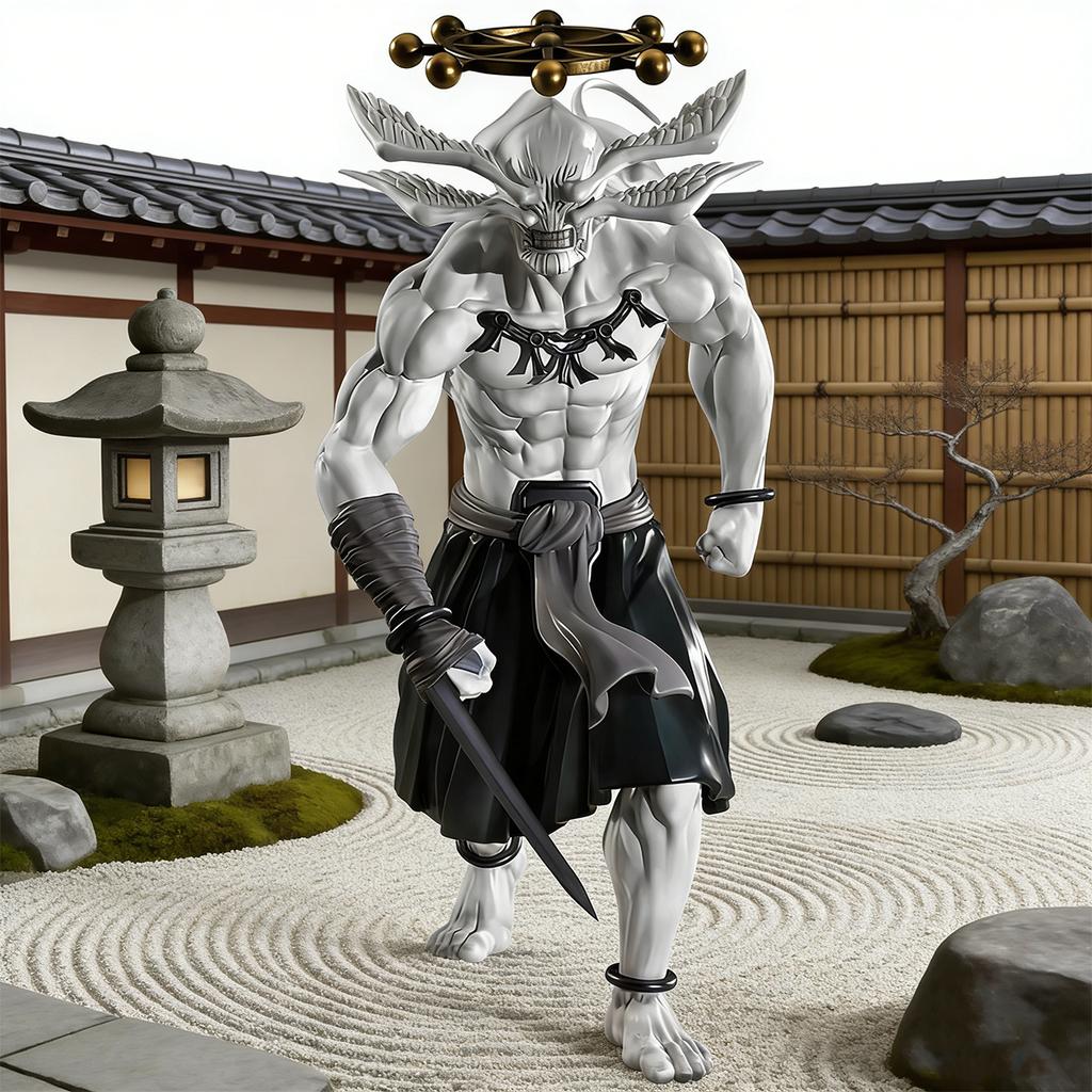 Figurină JJK Anime Fushiguro Megumi Cel mai Puternic Războinic Mahoraga Figurină de Acțiune Păpușă Colecționabilă Model Figurine Makora Jucării pentru Băieți Cadou