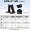 Azarxis Gator, Waterproof, Climbing Spats, Long Gaiter, Lightweight, Mud Guard,