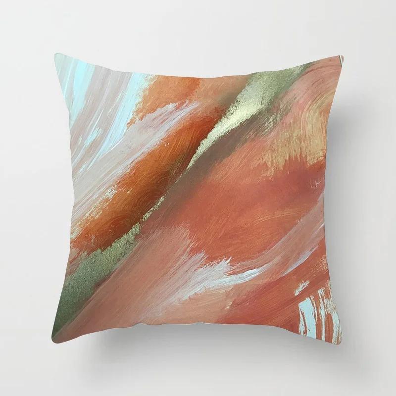 Abstract Colorful Graffiti Pattern Pillowcase Car Ornaments Office Living Room Home Pillowcase