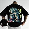 Dragon Ball Broly Super Saiyan Dual Print Oversized Anime Streetwear Women And Men T-Shirt