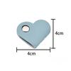 1pc Mini Heart Shape Cable Organizer Vintage Earphone Wire Data Line Clips Cable Winder Tie PU Leather Wire Organizer