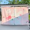 Car Sun Curtain Suction Cup Type Children's Cartoon Sun Anti UV Window  Front Screen Sunshade Auto Accessories