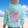 Child  Hooded Gradient Printed Long Sleeved Sweatshirt Loose Women's Sweatshirt  Sweatshirt
