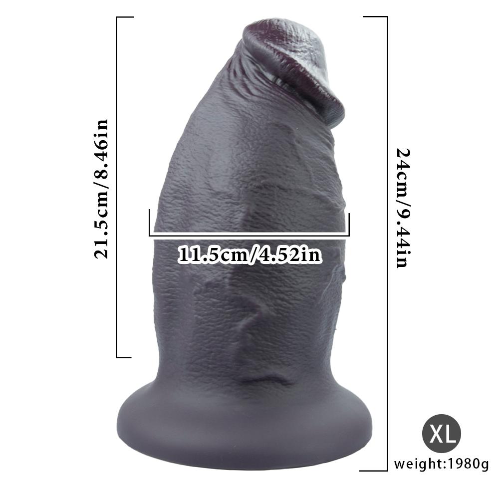 Soft Realistic Liquid Silicone Dildo Big Penis Anal Vaginal Plug Adult Masturbation Sex Toy