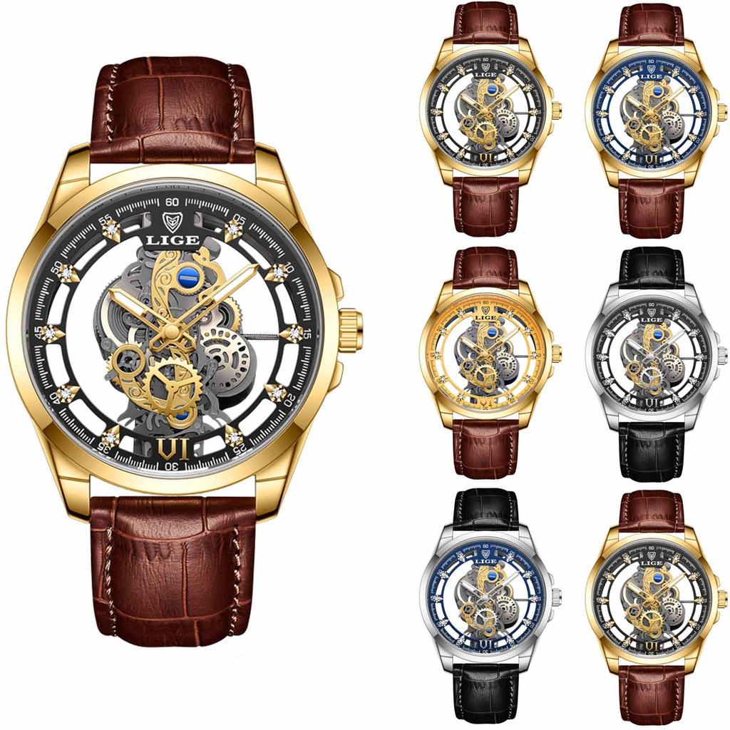 Men's Waterproof Luminous Running Alarm Clock Watch