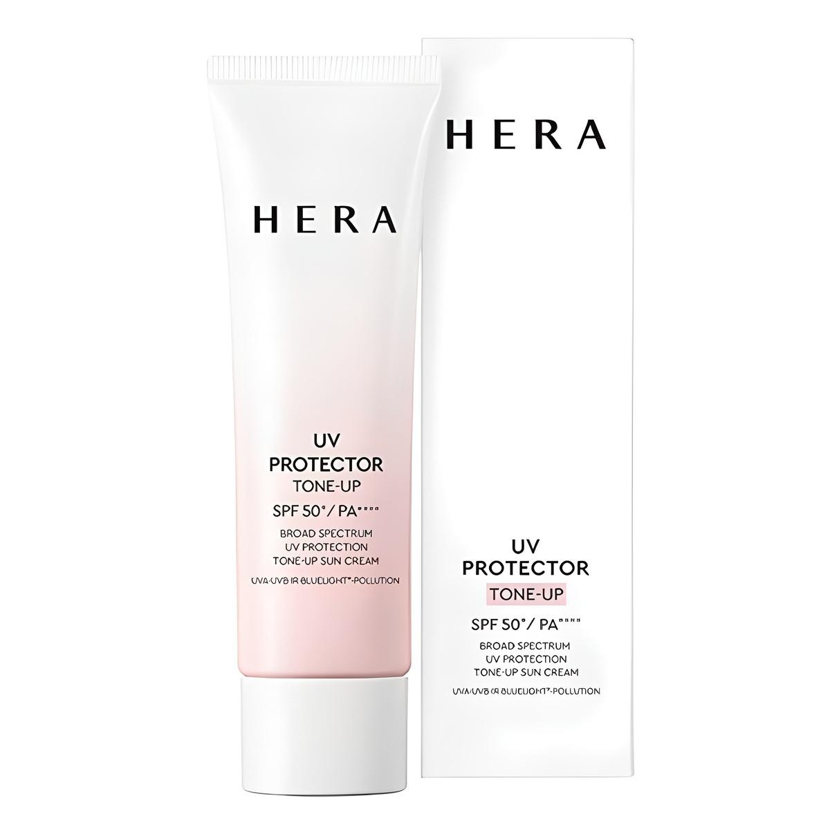 HERA UV Protector Tone-Up Sunscreen SPF50+ PA++++ Brightening UV Defense 50ml