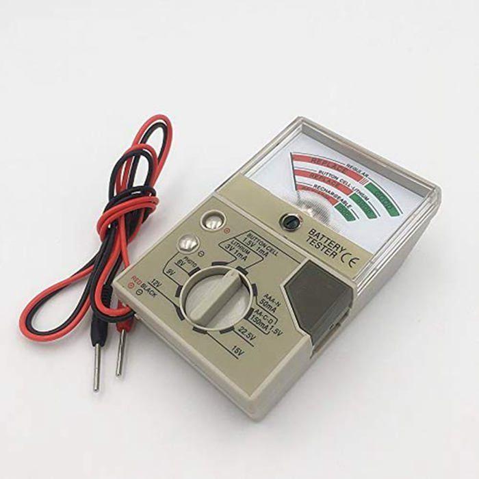 Universal Battery Tester AA AAA C D 9V and Button Cell — Voltage Checker