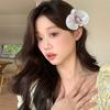 Bohemian Style Butterfly Orchid Hair Clip Sweet Women Side Clip Simple Orchid Flower Hairpin  Party