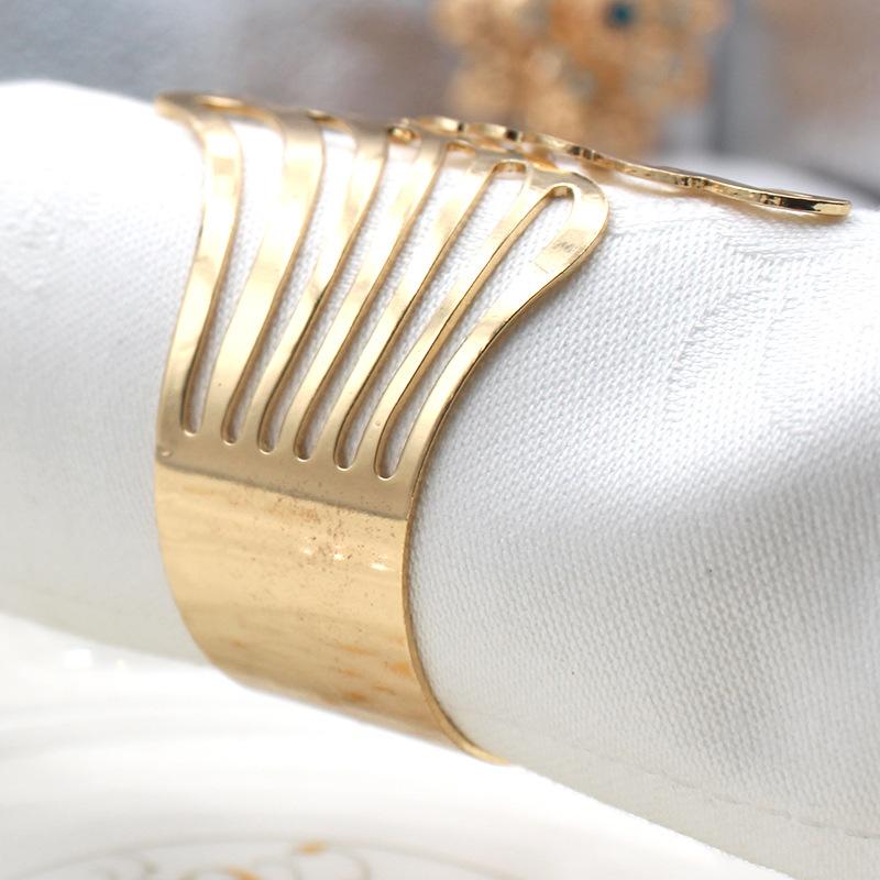 1-24PCS Minimalist Butterfly Wing Napkin Rings Luxury Hotel and Wedding Fine Dining Table Decor Napkin Holders